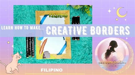 filipino border design|EASY BORDER DESIGN TUTORIAL .